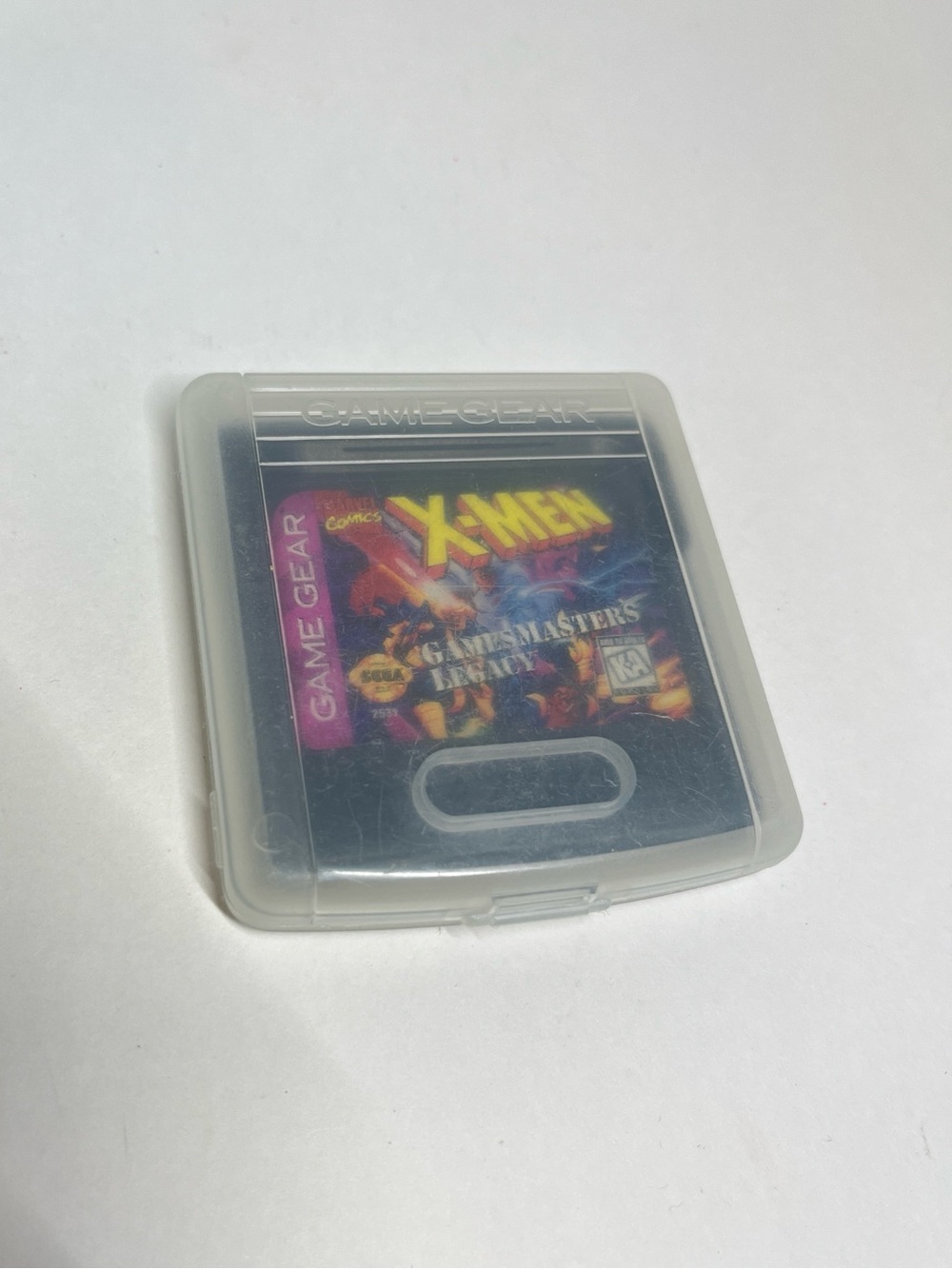 Untested Game Gear X-Men Games Master's Legacy Protective Case Cart 90s